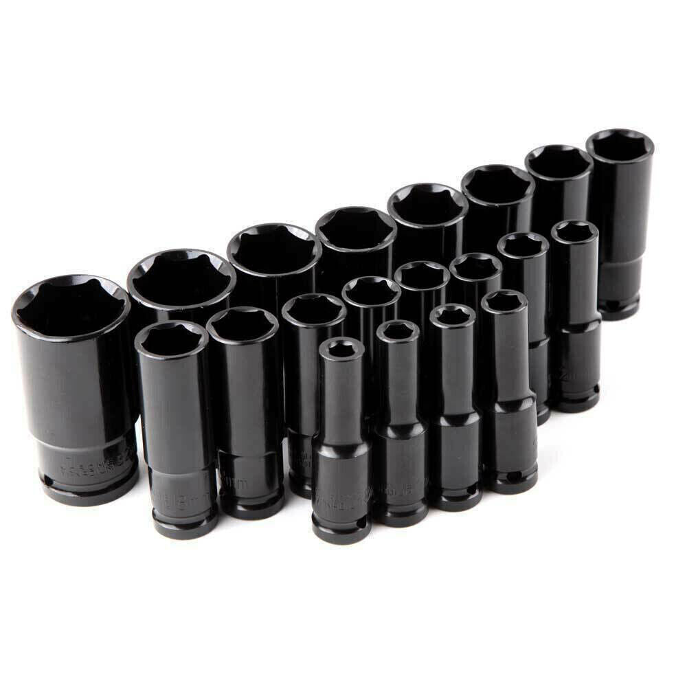 20PCS Deep Impact Socket Set 1 2 Inch Drive Metric 8 - 32mm Lifetime Warranty UK