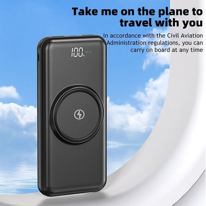 20000mAh Power Bank Fast Charger Battery Pack Portable 5 USB For Mobile Phone UK