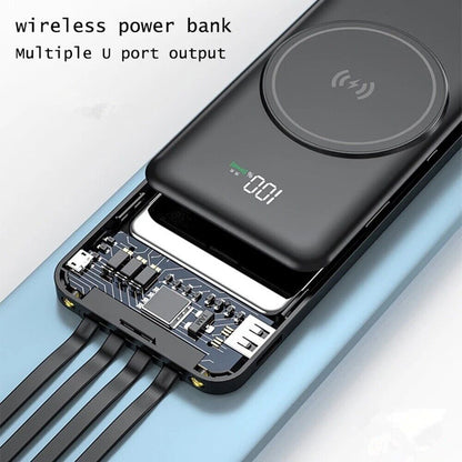 20000mAh Power Bank Fast Charger Battery Pack Portable 5 USB For Mobile Phone UK