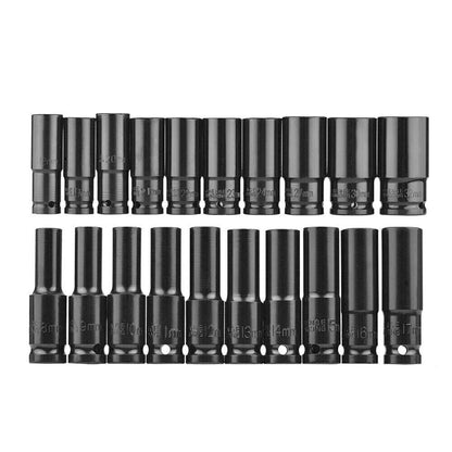20PCS Deep Impact Socket Set 1 2 Inch Drive Metric 8 - 32mm Lifetime Warranty UK