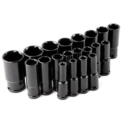 20PCS Deep Impact Socket Set 1 2 Inch Drive Metric 8 - 32mm Lifetime Warranty UK