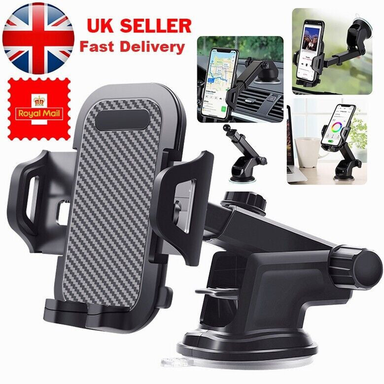 In Car Phone Universal Holder 360 Rotatable Car Mobile Phone Suction Mount